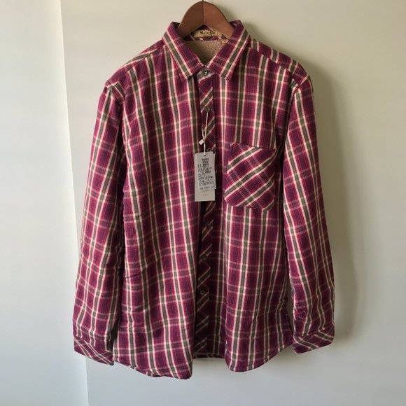 NWT Mens Fleece-Lined Shirt Jacket S-M - Picture 4 of 4